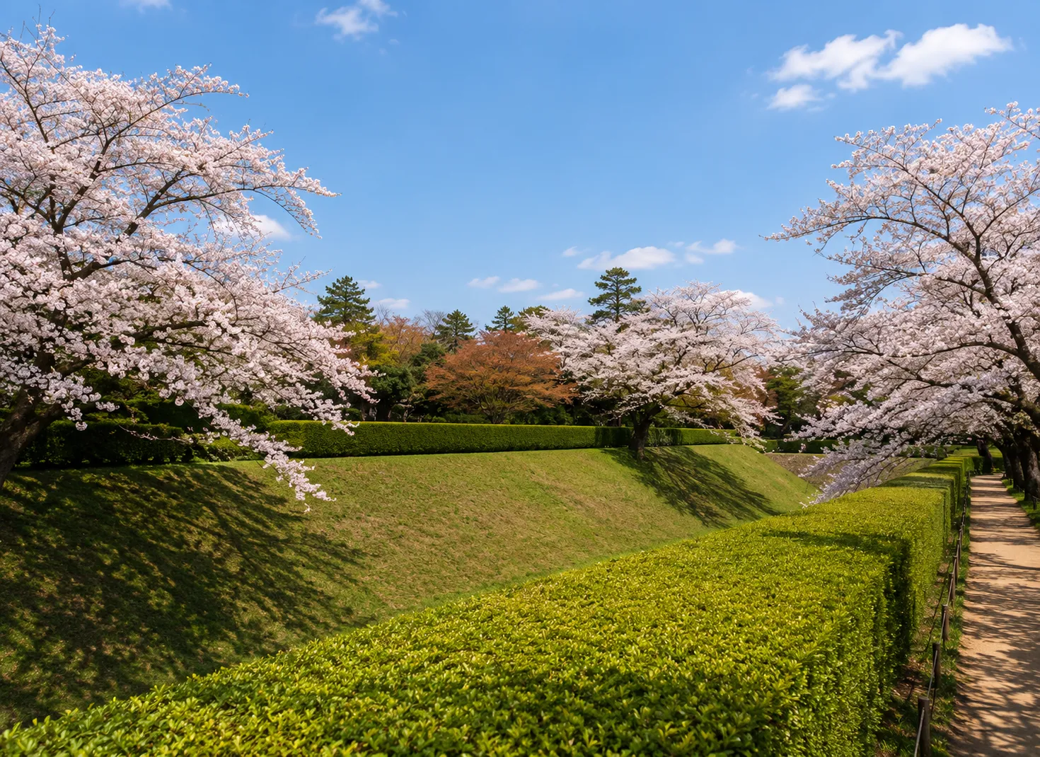 Sakura Castle Ruins Park